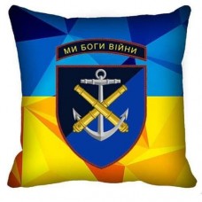 Купить Декоративна подушка 406 ОАБр (жовто-блакитна) в интернет-магазине Каптерка в Киеве и Украине